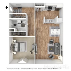 The Podium Apartments - Apartment Unit Floorplan G