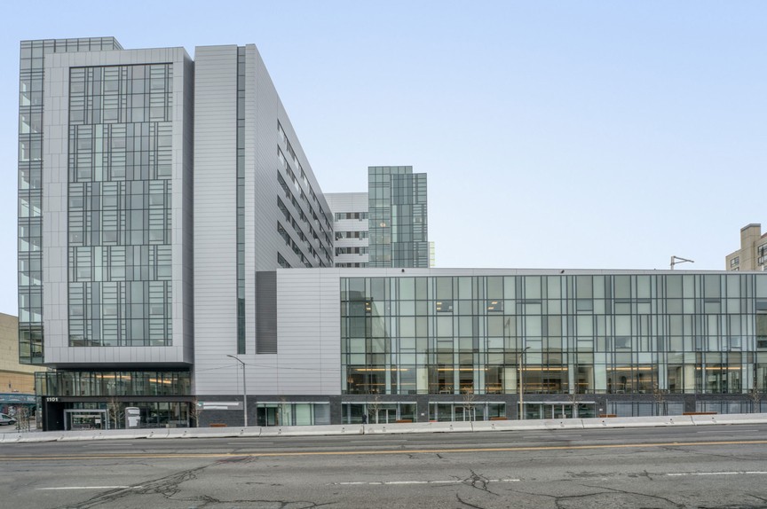 The Sutter Health Van Ness Campus medical office building in San Francisco, CA.